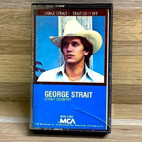 Other - George strait strait country music cassette tape 80s vintage MCA Records CMA